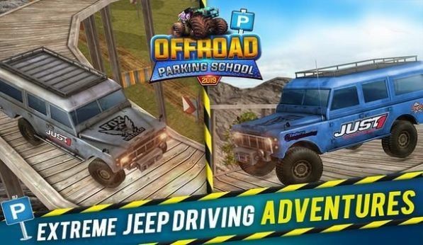 Offroad Jeep Parking School 2019: Car Driving Test