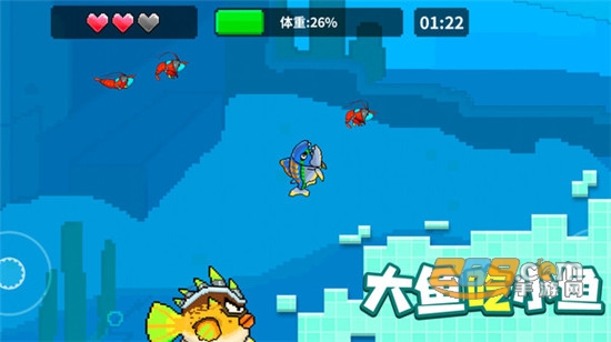像素鱼之大鱼吃小鱼