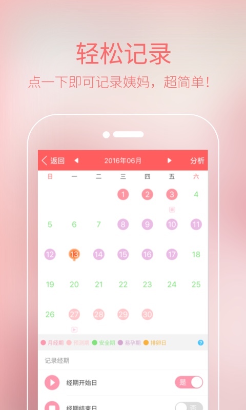 大姨妈月经期APP