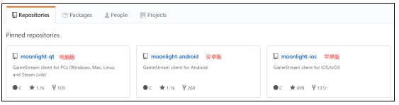 Moonlight Game Streaming