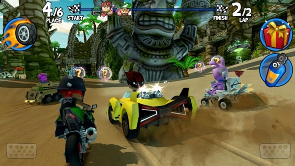 沙滩车竞速2内置功能菜单(BB Racing 2)