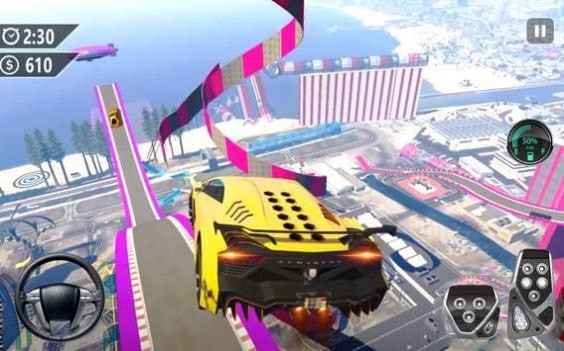 Gt坡道汽车特技(Gt Ramp Car Stunts Free Game)