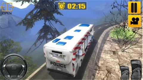 警车模拟驾驶(Police Bus Hill Climb Dri