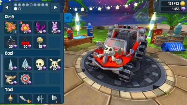 沙滩车竞速2内置功能菜单(BB Racing 2)