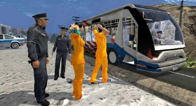警车模拟驾驶(Police Bus Hill Climb Dri