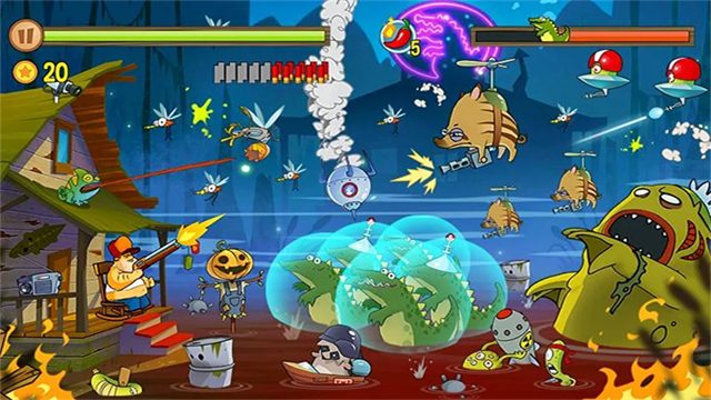 沼泽激战2汉化版(Swamp Attack 2)
