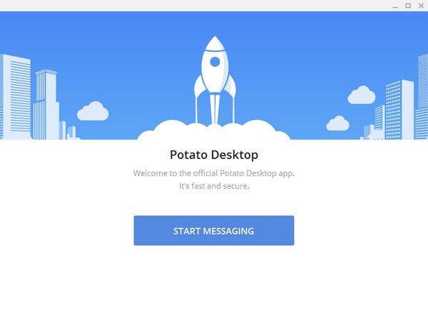 Potato Chat聊天软件设置中文教程
