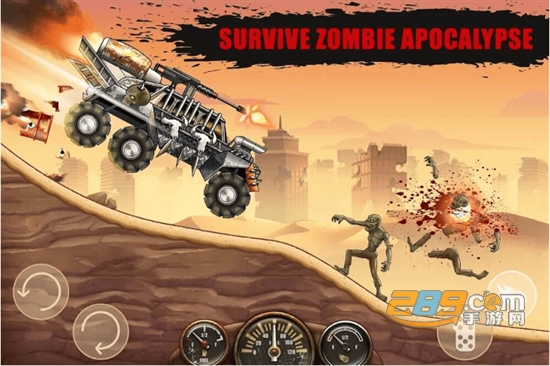 山地僵尸赛车游戏下载2022最新版（Zombie Hill Racing）v2.1.8安卓版