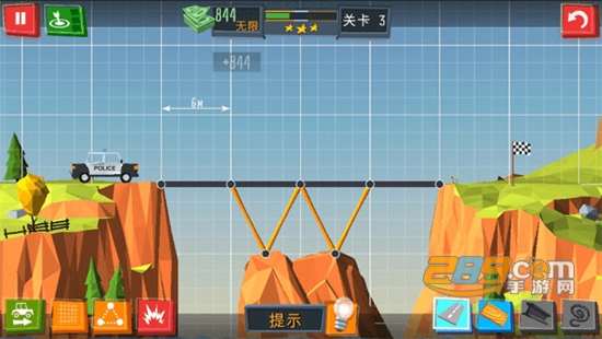 桥梁建造者游戏下载安卓2022免费版（Build a Bridge!）v4.1.1手机版