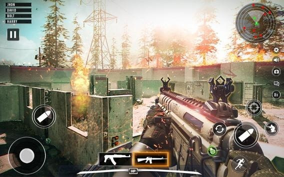 陆军战队模拟器最新版(Army Commando Jungle Sur