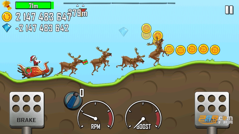 登山赛车先锋服下载安装2023最新版(Hill Climb Racing)v1.58.0内置菜单版