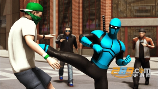 蓝色忍者超级英雄游戏下载手机版2022最新版（Blue Ninja）v14.9安卓版