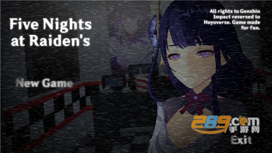原神的午夜后宫游戏下载官方2023最新版（Five Nights at Raiden）v1.0手机版