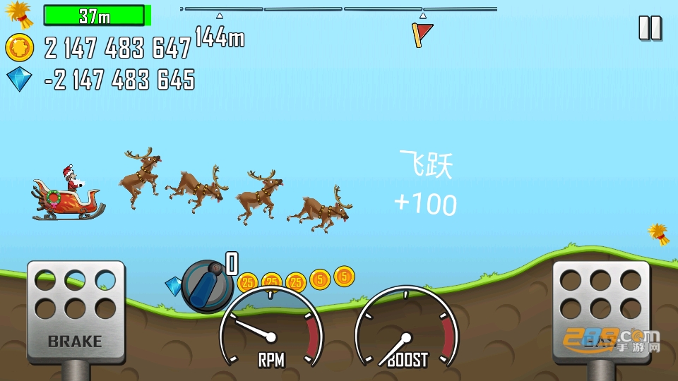 登山赛车先锋服下载安装2023最新版(Hill Climb Racing)v1.58.0内置菜单版