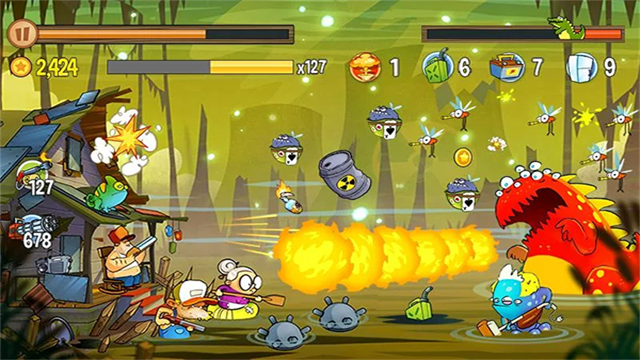 沼泽激战2汉化版(Swamp Attack 2)