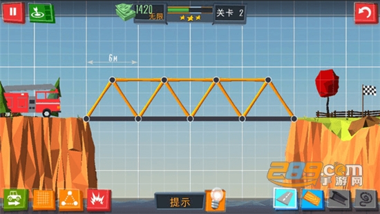 桥梁建造者游戏下载安卓2022免费版（Build a Bridge!）v4.1.1手机版