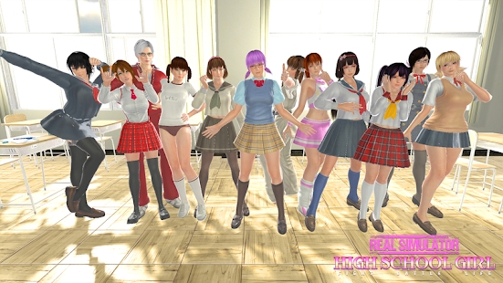 现实模拟器高中女生战斗生活(Real High School Simulator Girl)