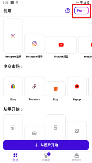 Photoroom破解版如何打开专业模式