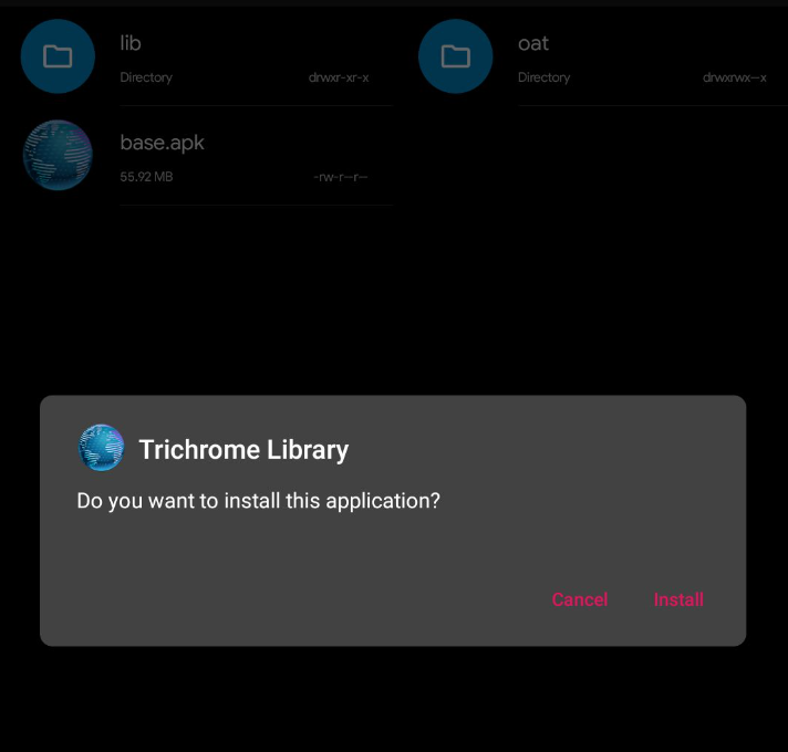 Trichrome Library最新版本 149.0.7827.5安卓版