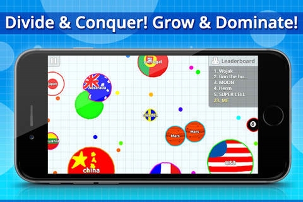 细胞吞噬游戏(Agar.io)