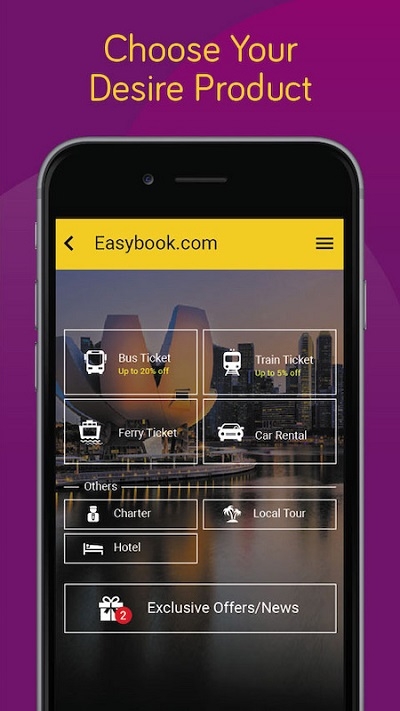 Easybook车票预订
