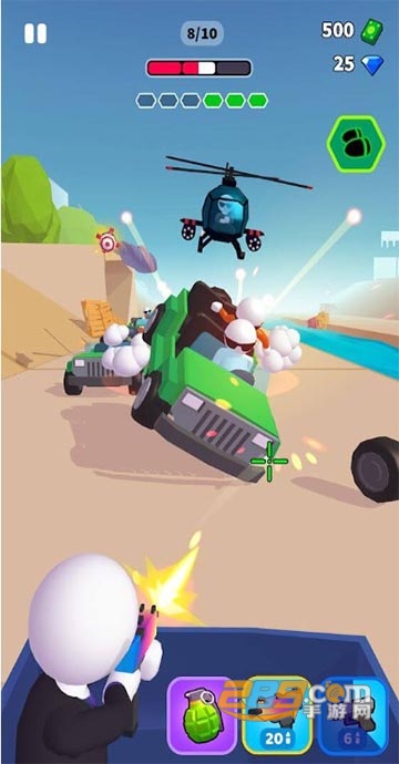 狂暴之路汽车射击手游下载2023最新版（Rage Road）v1.3.17手机版
