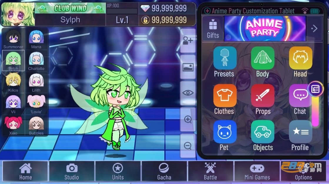 gacha anime party游戏下载中文免费手机版v2.1最新版