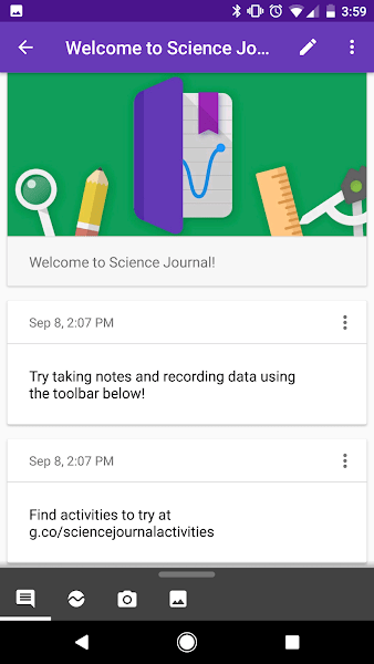 谷歌科学日志(Science Journal)