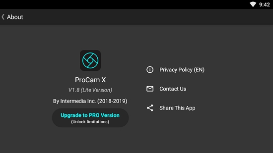 ProCam X专业相机
