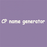 CP name generator(cp名自动生成器)下载官方版v10.2.0安卓版