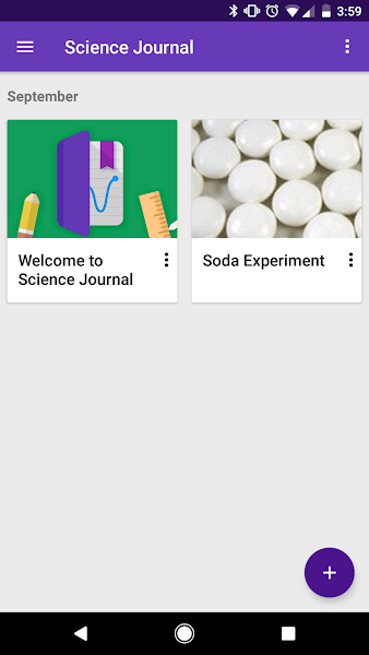 谷歌科学日志(Science Journal)