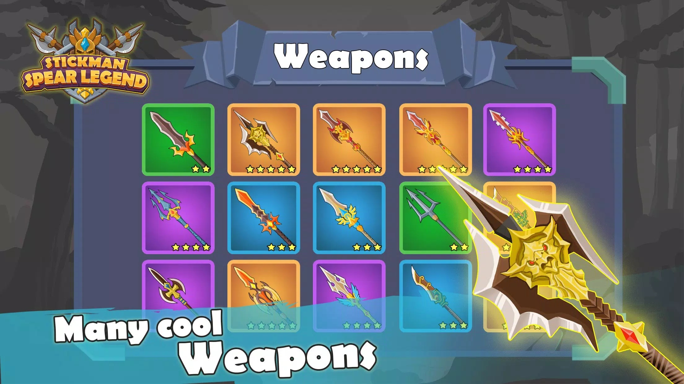 火柴人长矛传奇最新版(Stickman Spear Legend) 1.10手机版