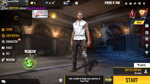自由开火战场国际版测试版(Free Fire Advance)