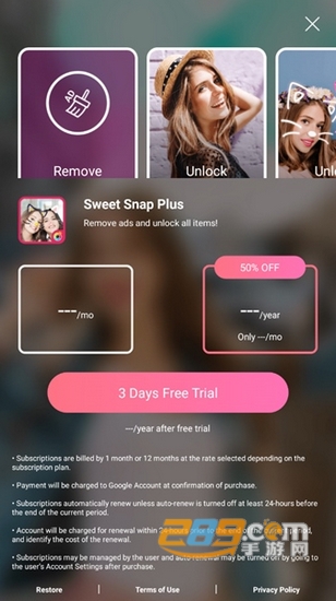 SweetSnap滤镜美颜相机