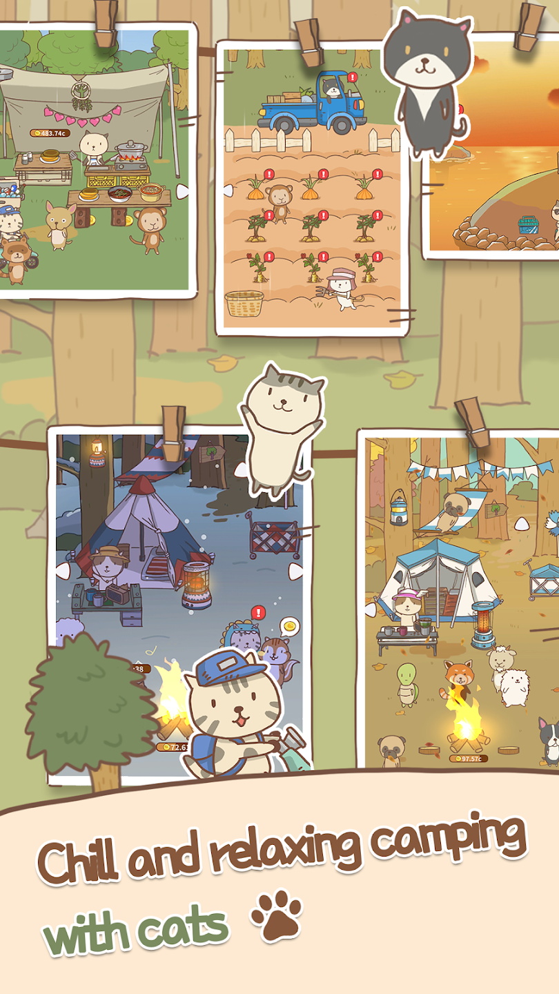 猫咪露营最新版(Cat Camping) 1.5.1安卓版