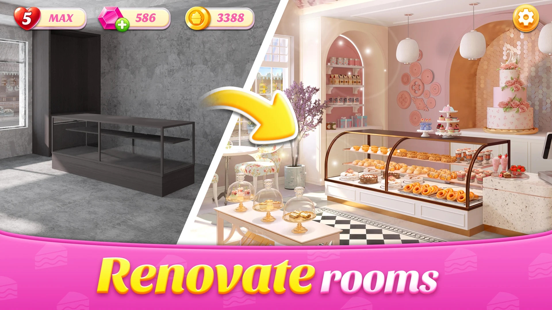 面包店改建游戏最新版(Flower Shop Makeover) 1.3.0手机版