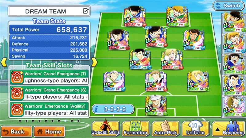 足球小将翼梦之队伍国际版(CaptainTsubasa) 9.8.1中文版