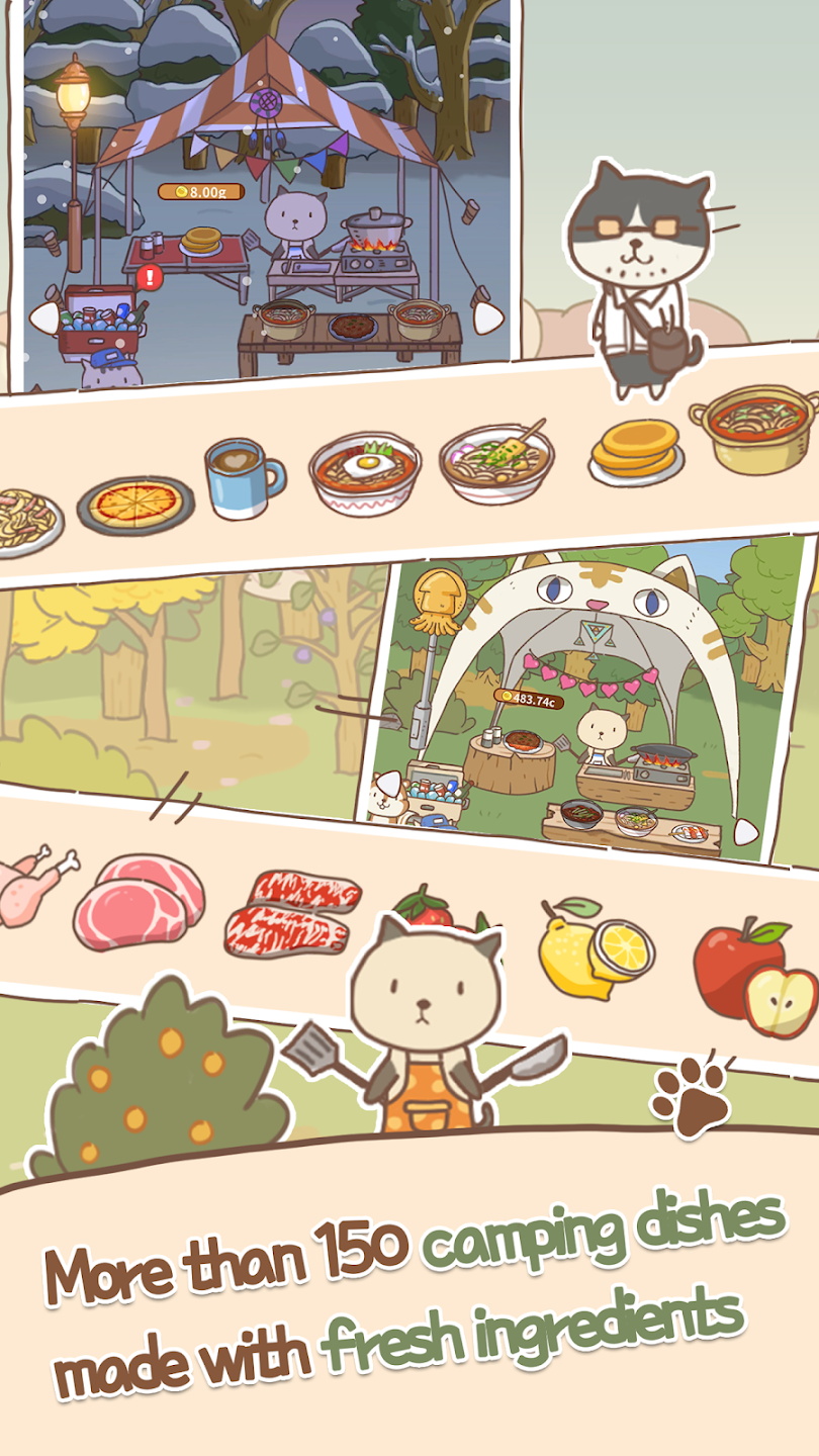 猫咪露营最新版(Cat Camping) 1.5.1安卓版