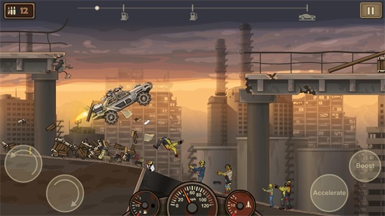 战车撞僵尸2破解版免谷歌版 1.4.32最新版