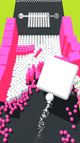 彩色躲避球球3D2021下载