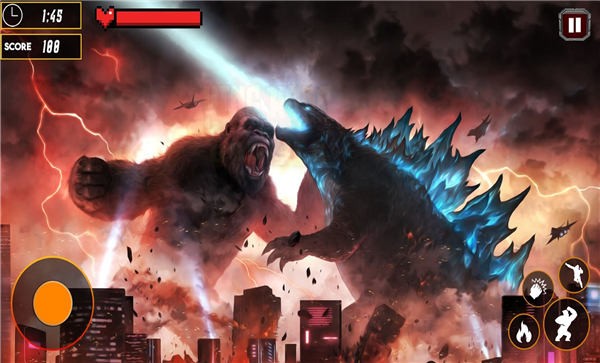 哥斯拉粉碎之城免费版(Monster Dinosaur Attack)