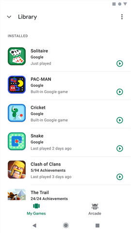 Google Play游戏应用最新版(Google Play Games)