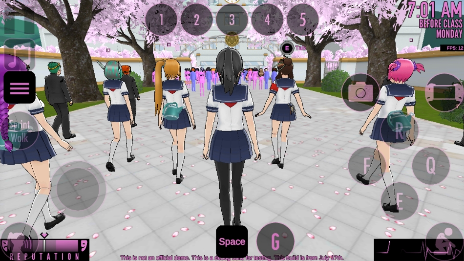 Yandere Simulator Debug Build中文版