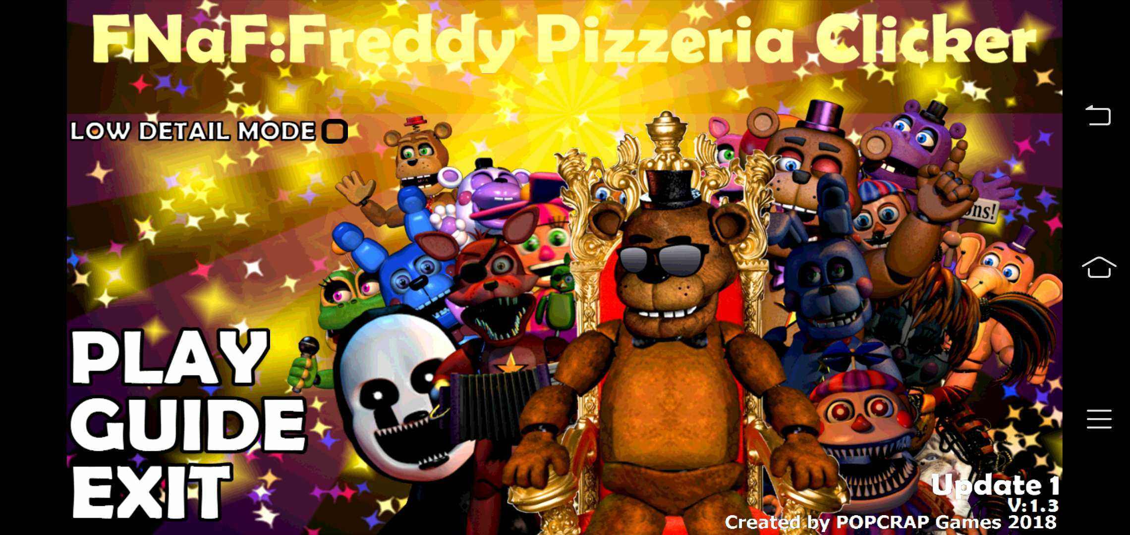 玩具熊的午夜后宫6同人版(FNaF Freddy Pizzeria Clicker)