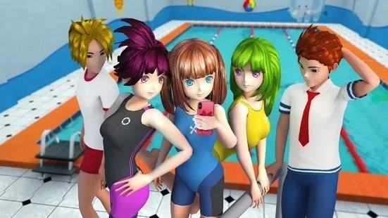 Anime School Games游戏