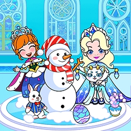 冰雪公主世界自由魔法屋游戏