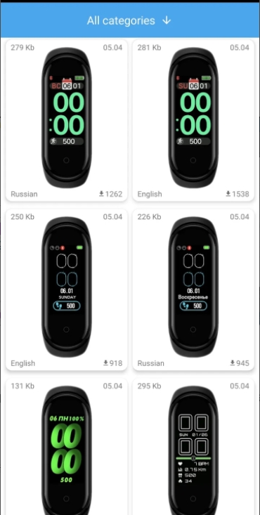 Watchfaces for Mi Band 5安卓免费版