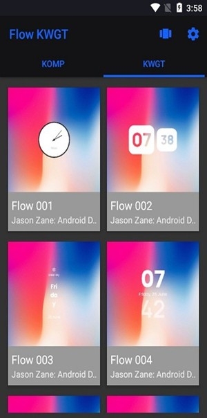 Flow KWGT小组件最新版