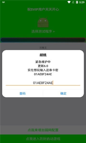 兰陵王5.0弱网参数app最新版