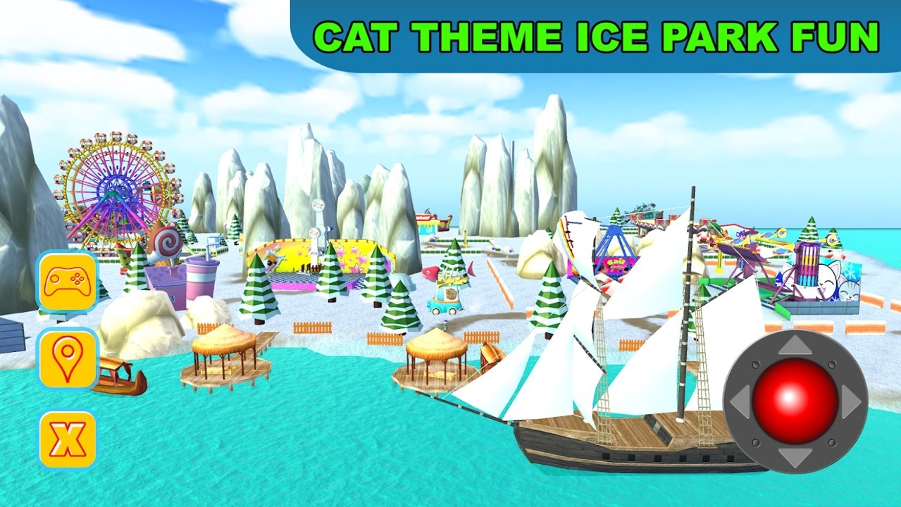 猫主题和游乐园冰(Cat Theme Amusement Park Fun)